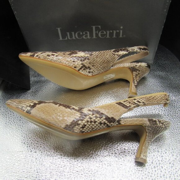 Luca Ferri Women's Shoes. Size 9. Snakeskin.  NWT - Picture 5 of 10